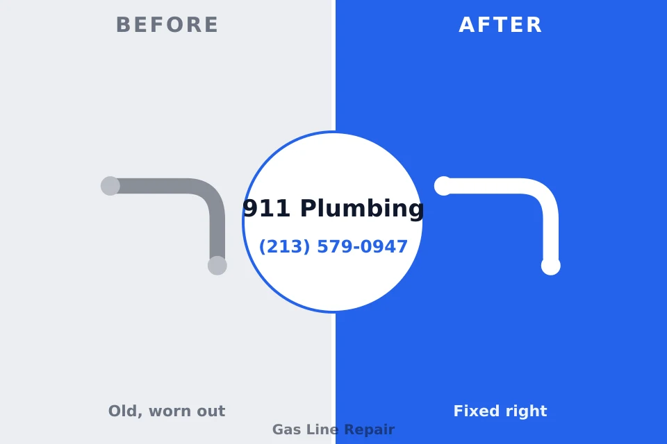 Before and after: plumbing repair Arlington, NE